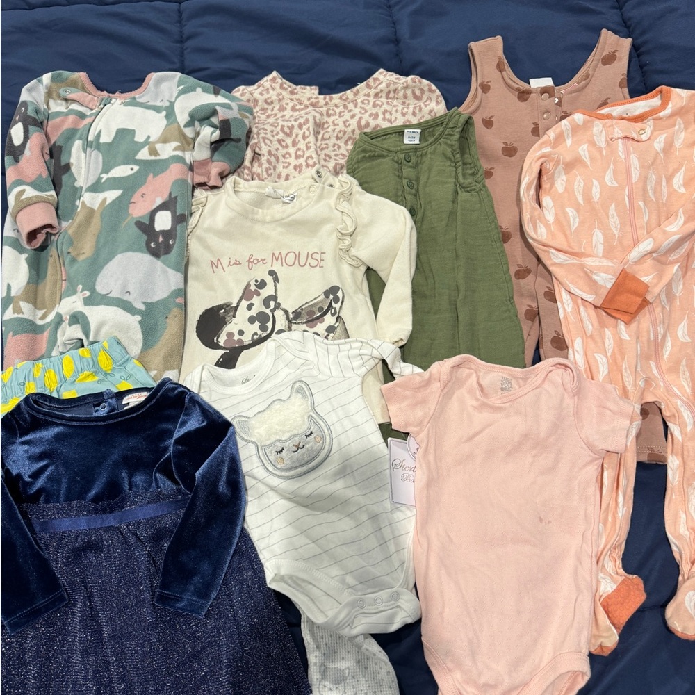 6-12m baby girls clothes